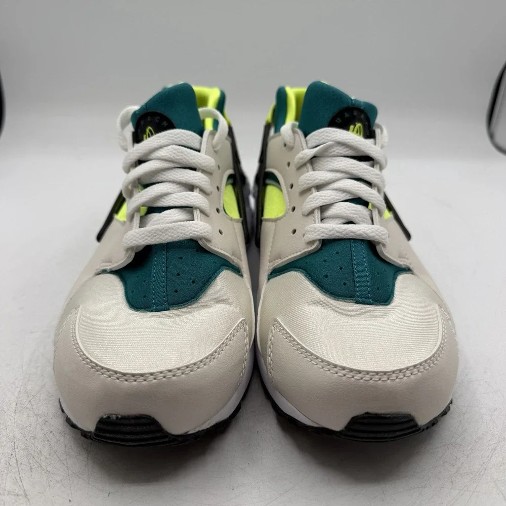 Nike Air Huarache Run GS Running Shoes YOUTH Kids Sz 7 Y White/Volt 654275-045